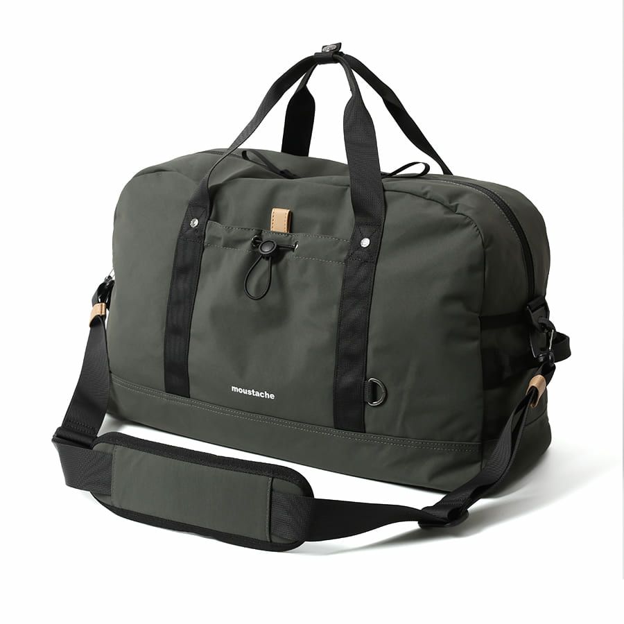 MOUSTACHE ボストンバッグ シワ加工ナイロン MEG-4433