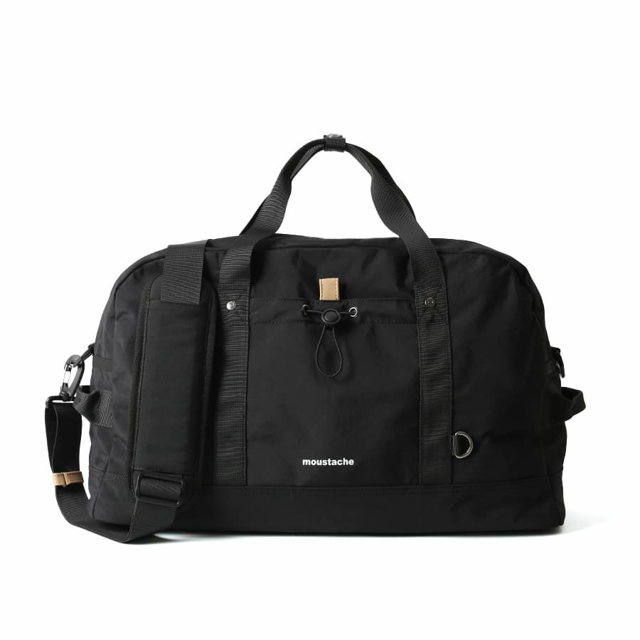 MOUSTACHE ボストンバッグ シワ加工ナイロン MEG-4433