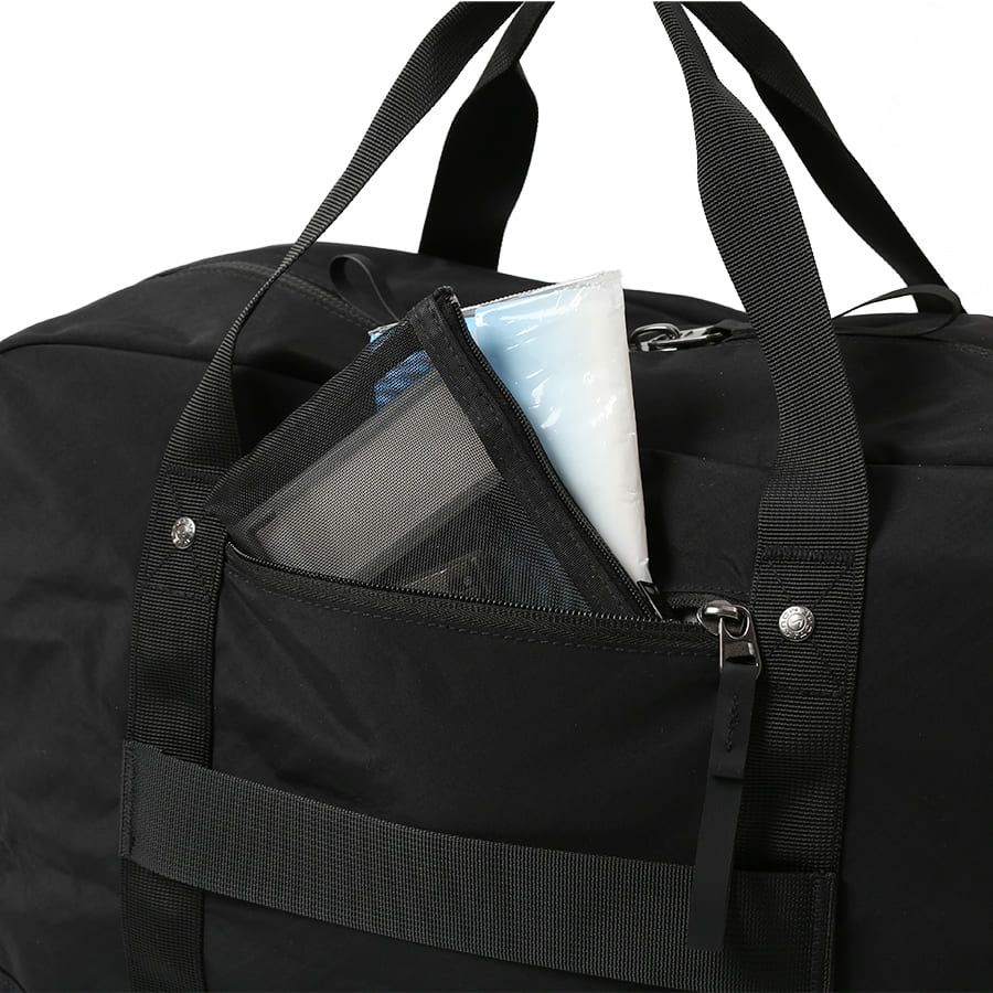 MOUSTACHE ボストンバッグ シワ加工ナイロン MEG-4433