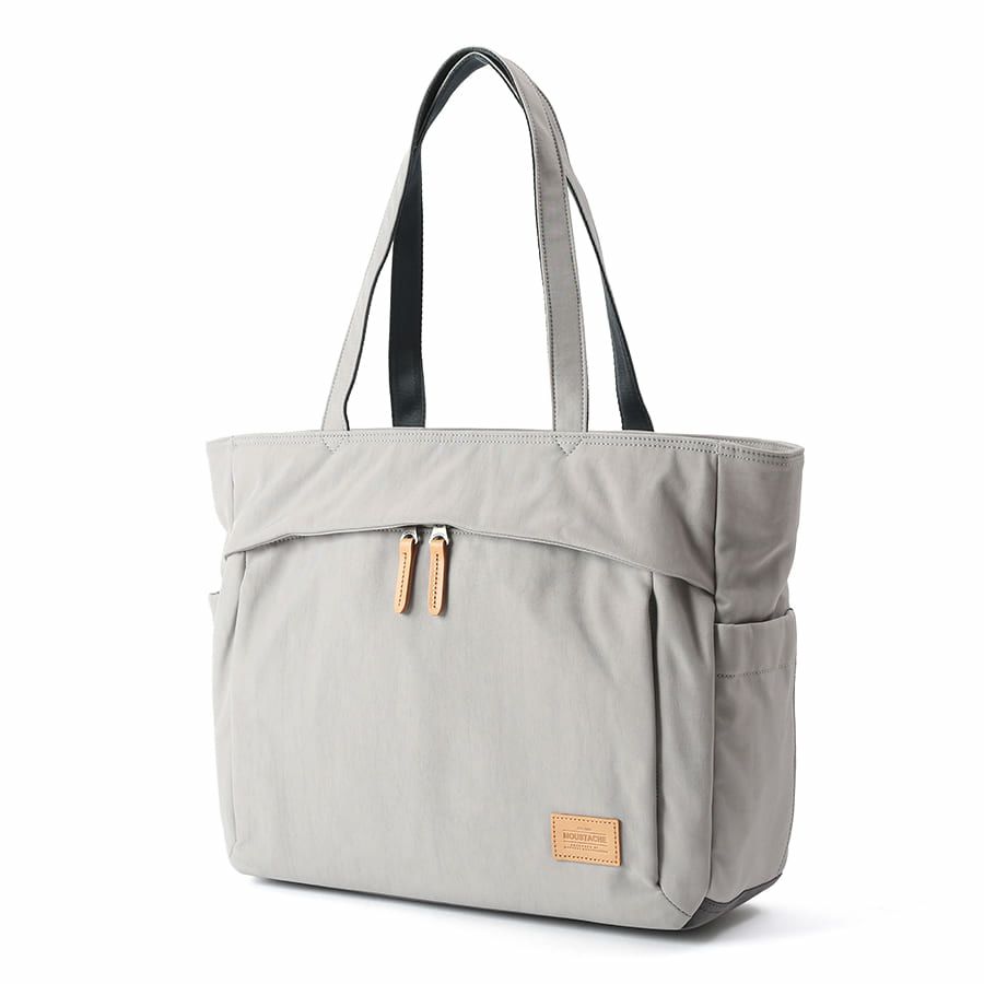 MOUSTACHE トートバッグ ポリエステル×牛革 BAT-4073