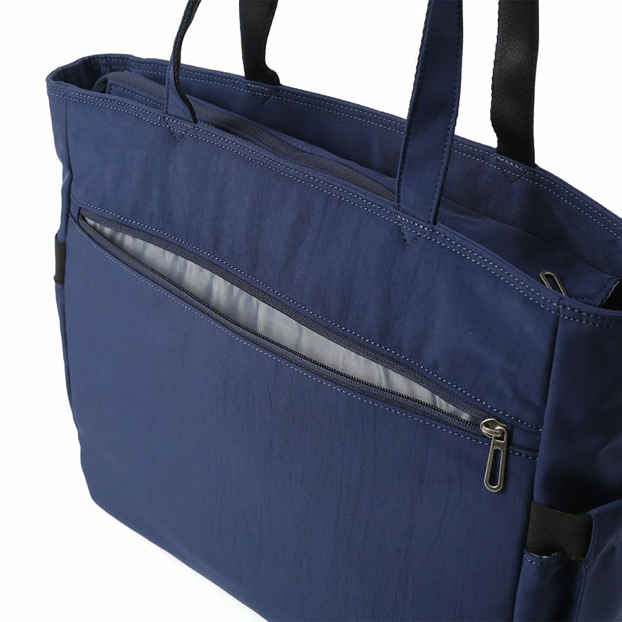 MOUSTACHE トートバッグ ポリエステル×牛革 BAT-4073