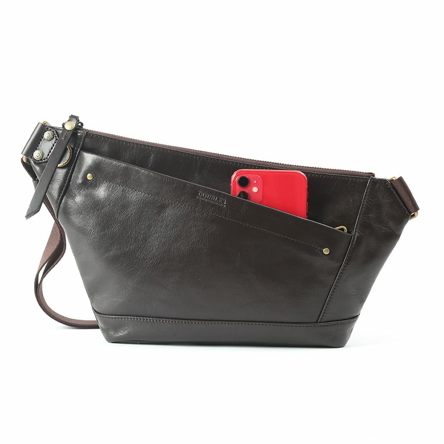 DOUBLES ボディバッグ 牛革 KRM-7725