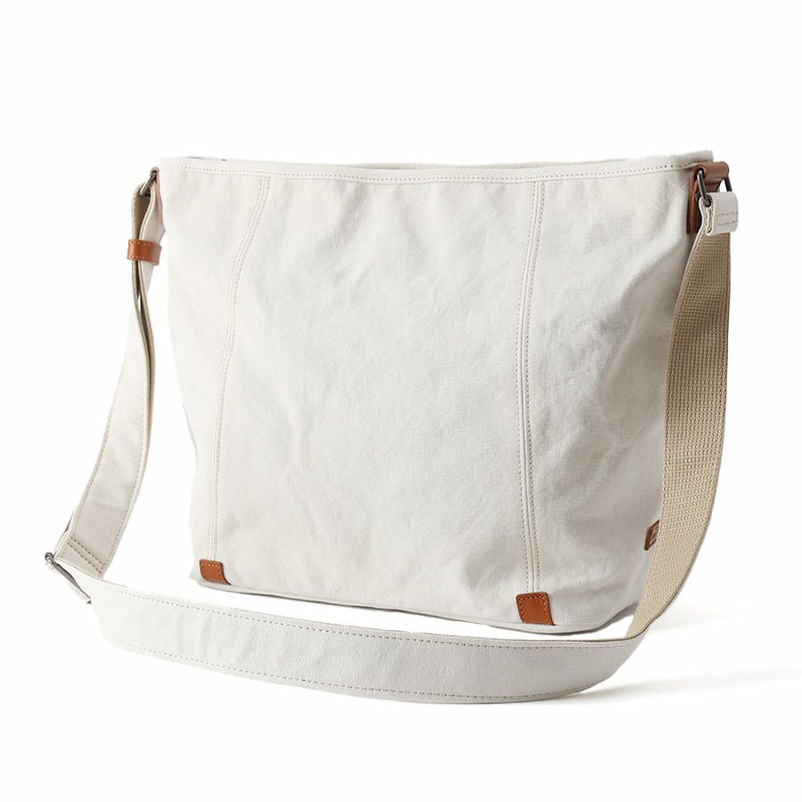 DOUBLES ショルダーバッグ 国産帆布10号×牛革 BQZ-7437