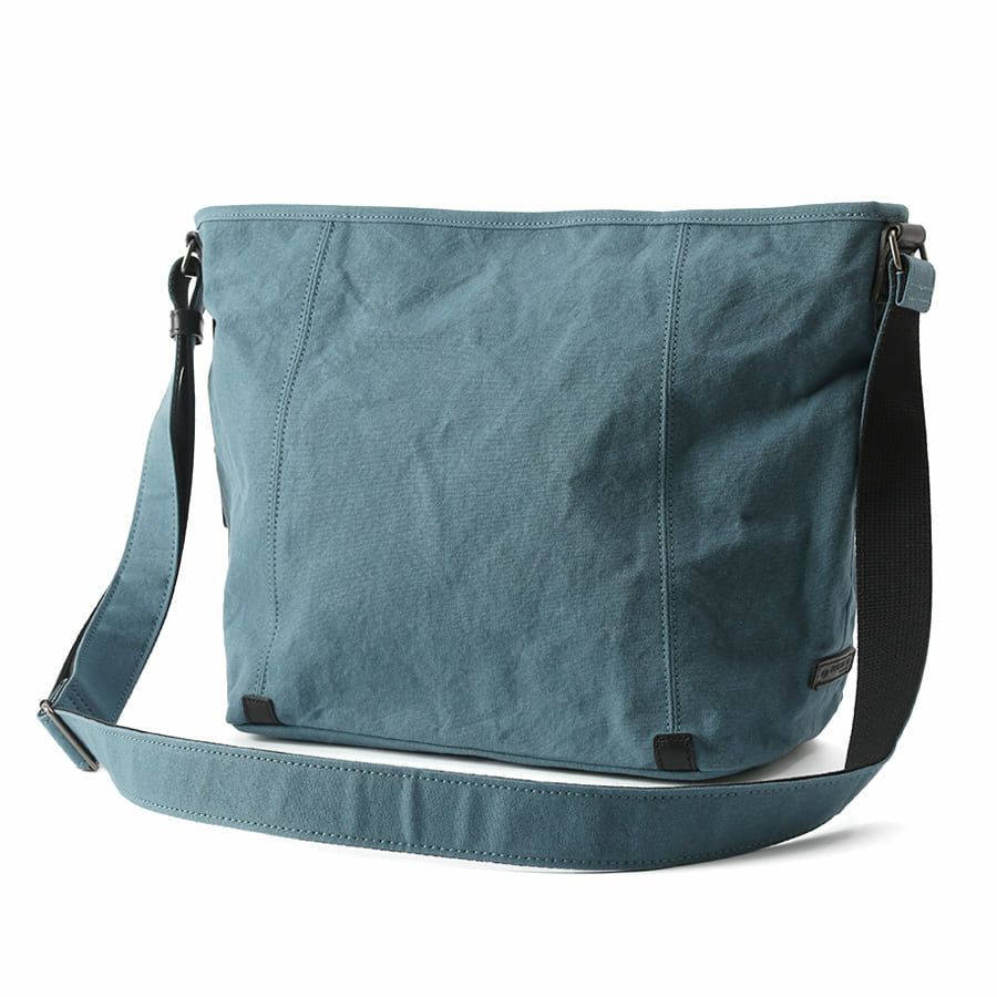 DOUBLES ショルダーバッグ 国産帆布10号×牛革 BQZ-7437