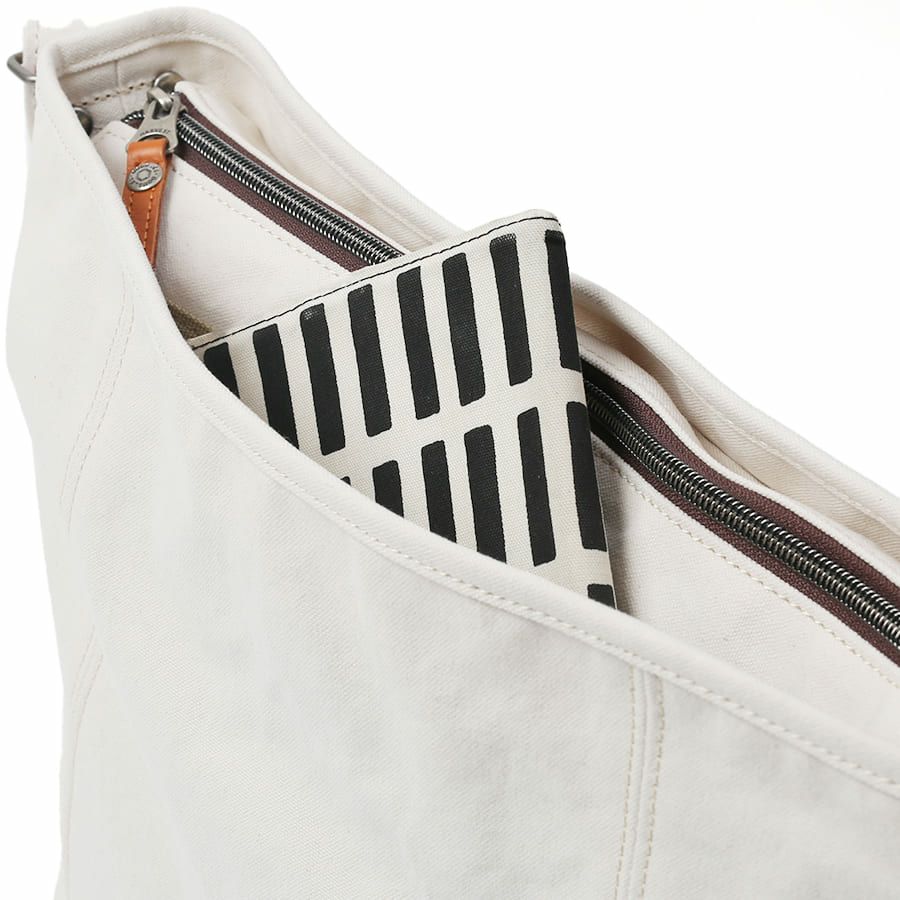 DOUBLES ショルダーバッグ 国産帆布10号×牛革 BQZ-7437