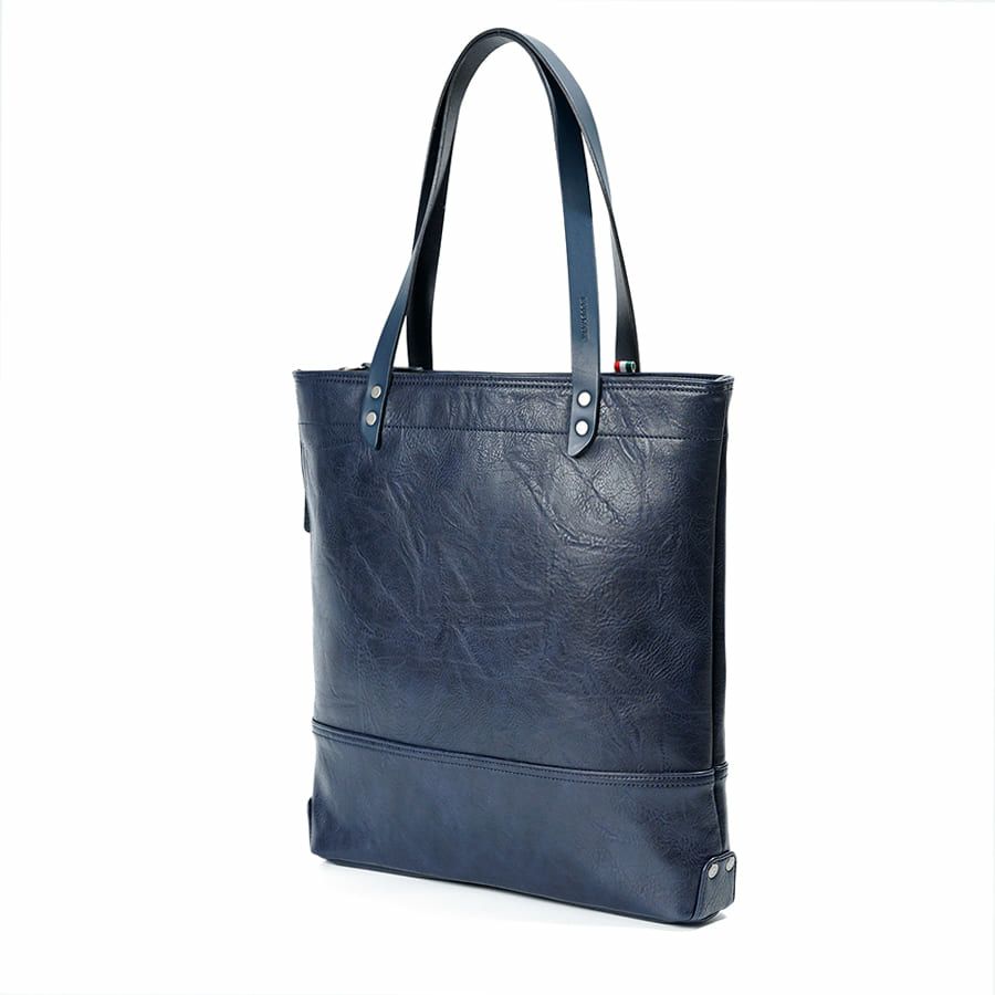 MOUSTACHE トートバッグ 合皮×イタリアンヌメ牛革 VYE-4818