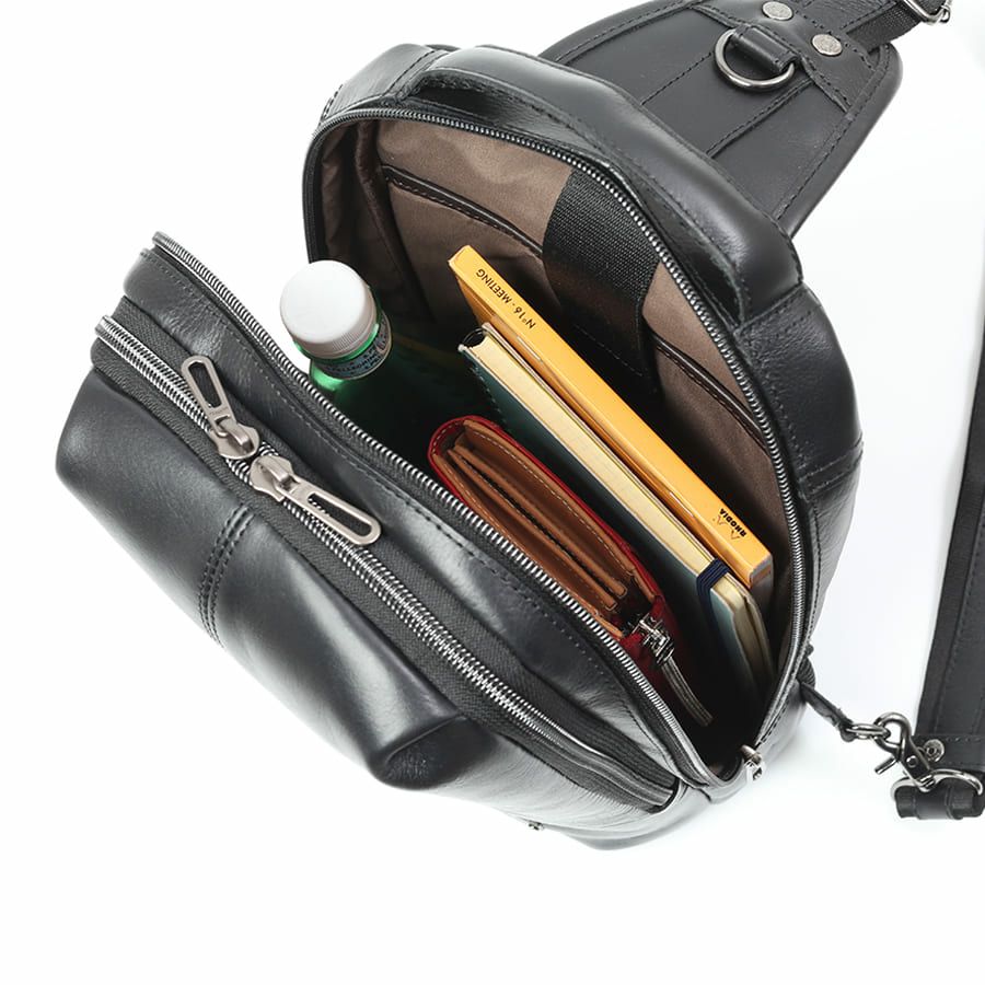 DOUBLES ボディバッグ 牛革 JDL-1375