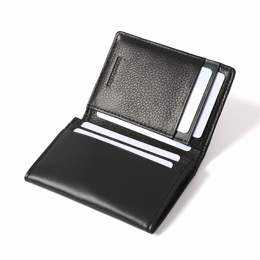 MOUSTACHE 名刺入れ プルアップ牛革×牛革 DDP-0420