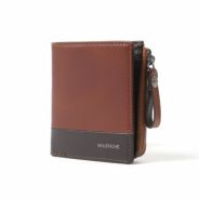 裁断済　フラップ・ハーヴェスト 公式】 MOUSTACHE ラウンド長財布 プルアップ牛革×牛革 DDP-0425