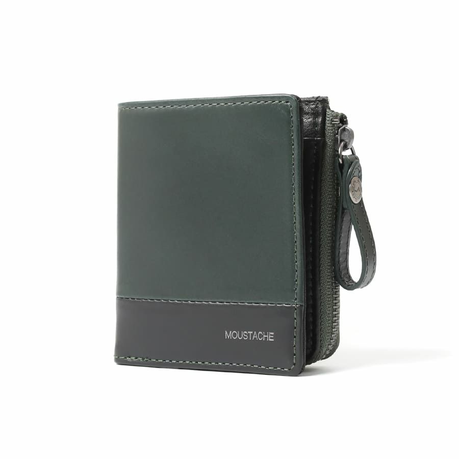 MOUSTACHE 二つ折り財布 プルアップ牛革×牛革 DDP-0422