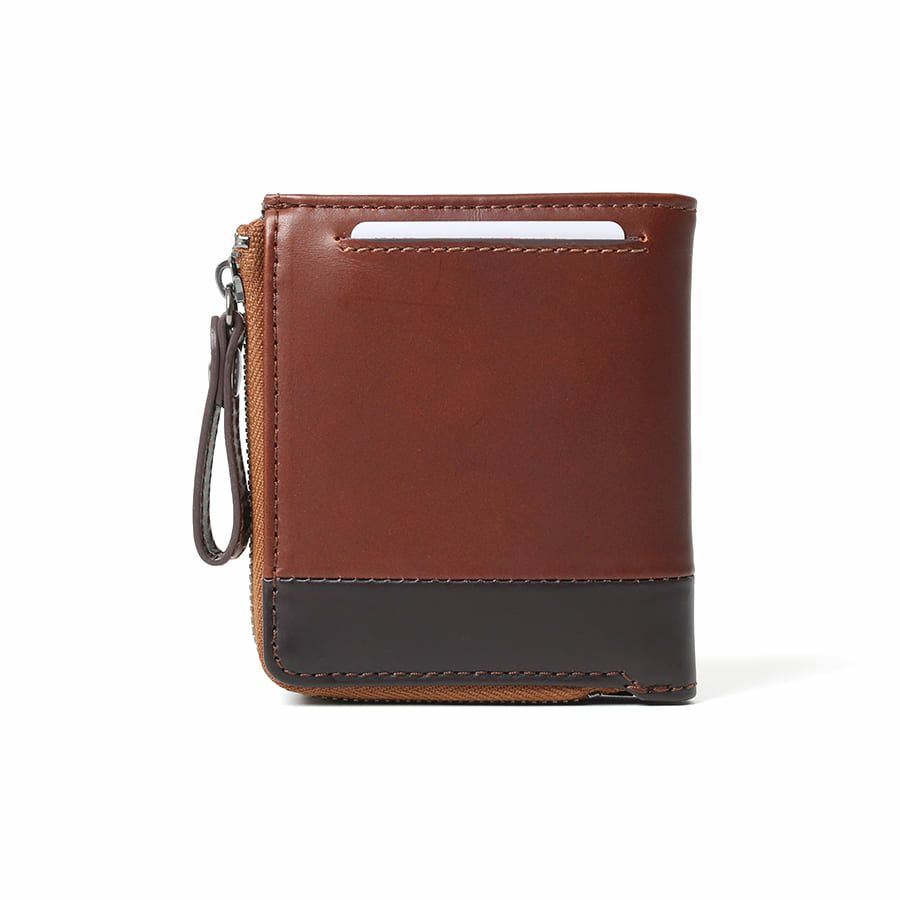 MOUSTACHE 二つ折り財布 プルアップ牛革×牛革 DDP-0422