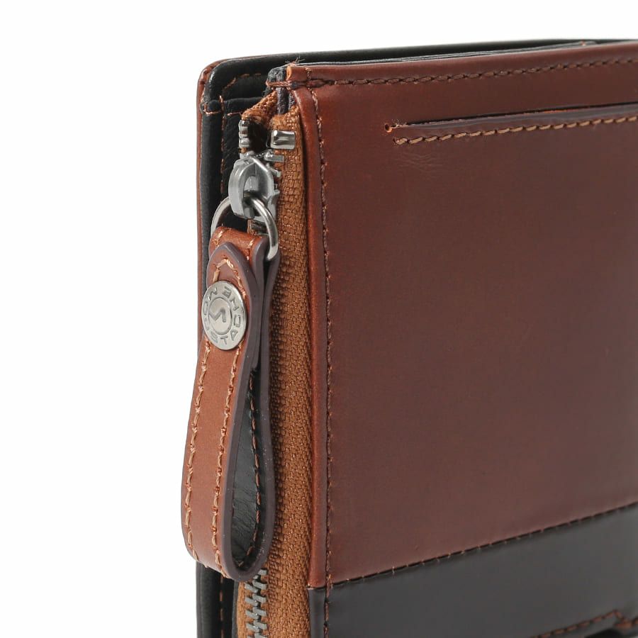 MOUSTACHE 二つ折り財布 プルアップ牛革×牛革 DDP-0422