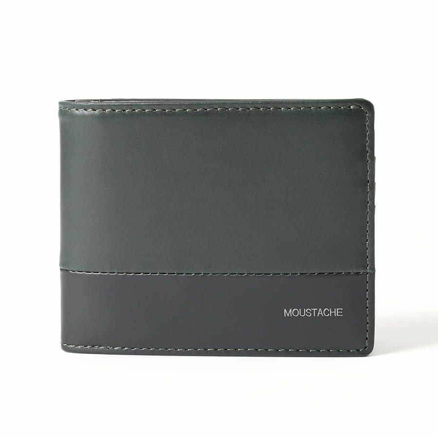 MOUSTACHE 二つ折り財布 プルアップ牛革×牛革 DDP-0423