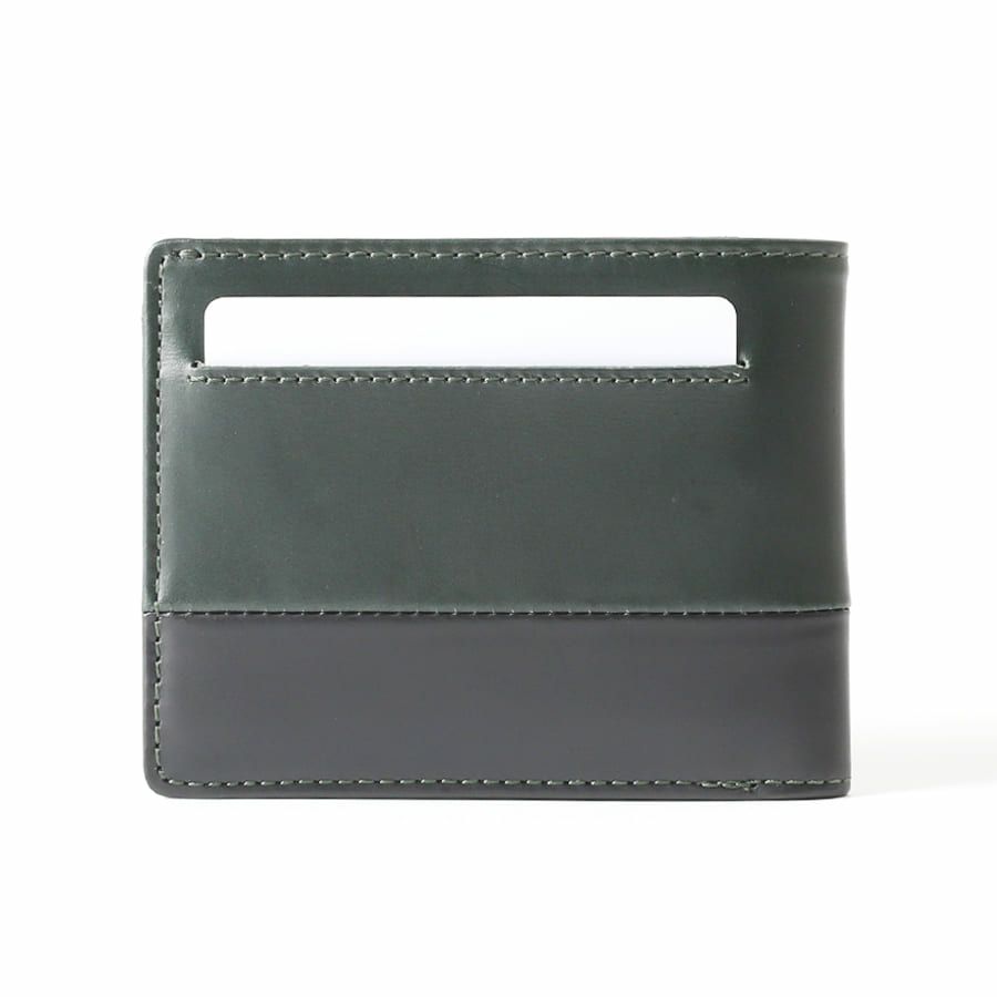 MOUSTACHE 二つ折り財布 プルアップ牛革×牛革 DDP-0423