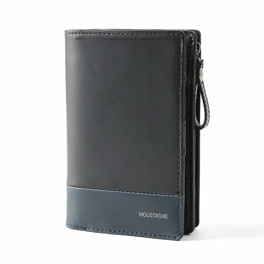 MOUSTACHE 深札入れ プルアップ牛革×牛革 DDP-0424