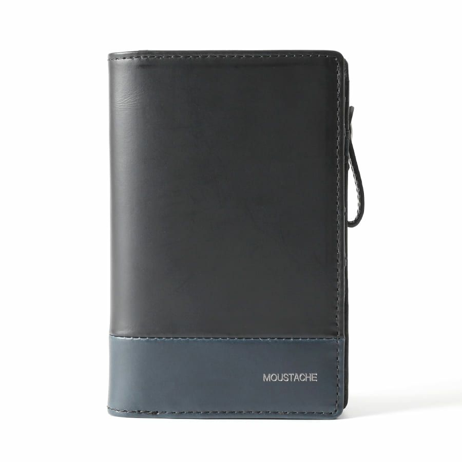 MOUSTACHE 深札入れ プルアップ牛革×牛革 DDP-0424