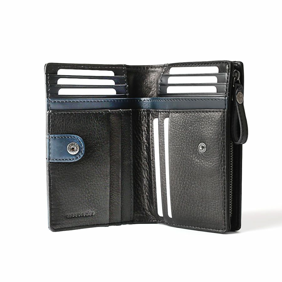 MOUSTACHE 深札入れ プルアップ牛革×牛革 DDP-0424