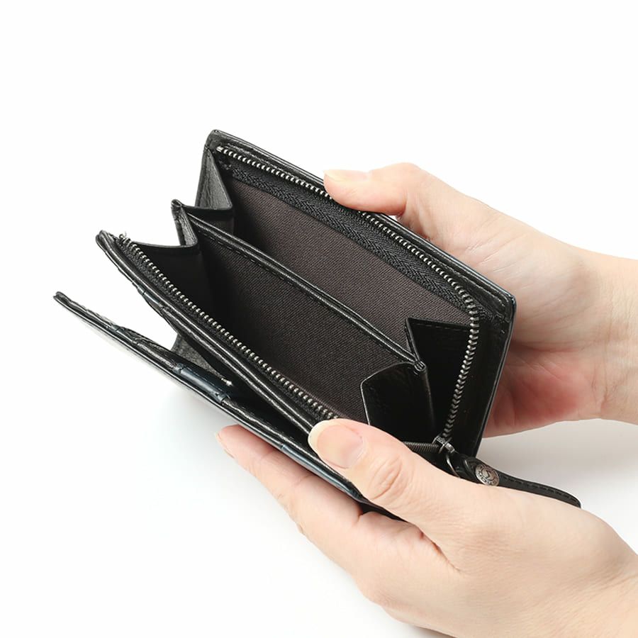 MOUSTACHE 深札入れ プルアップ牛革×牛革 DDP-0424