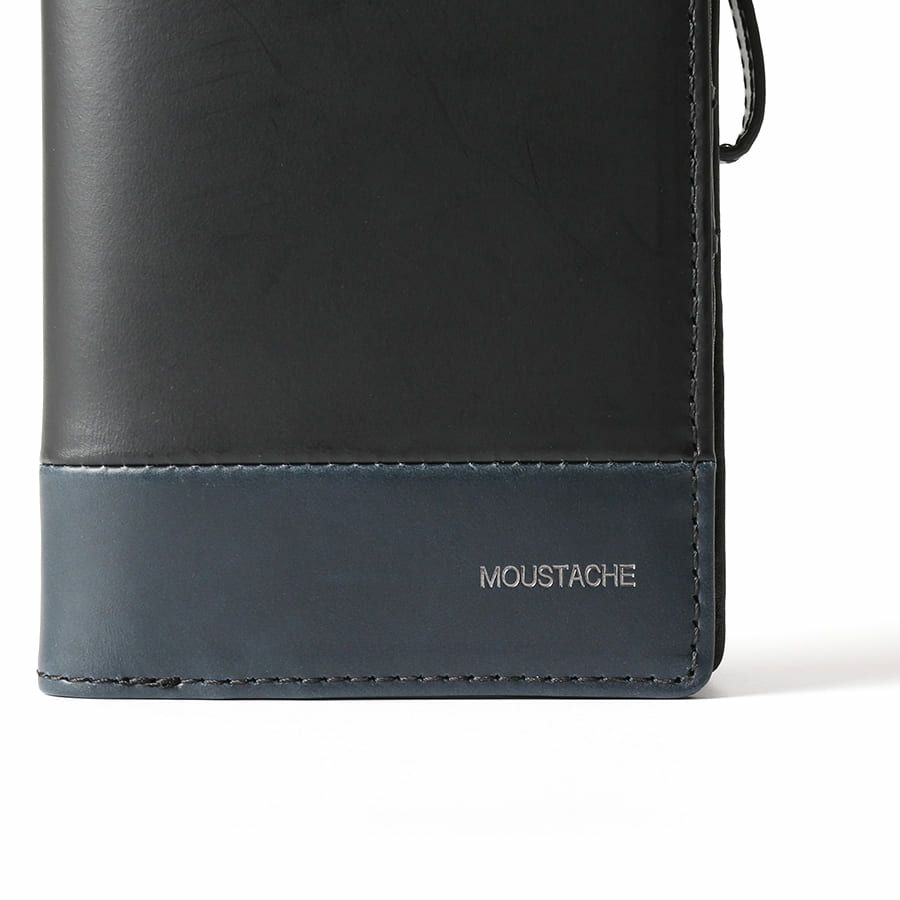 MOUSTACHE 深札入れ プルアップ牛革×牛革 DDP-0424