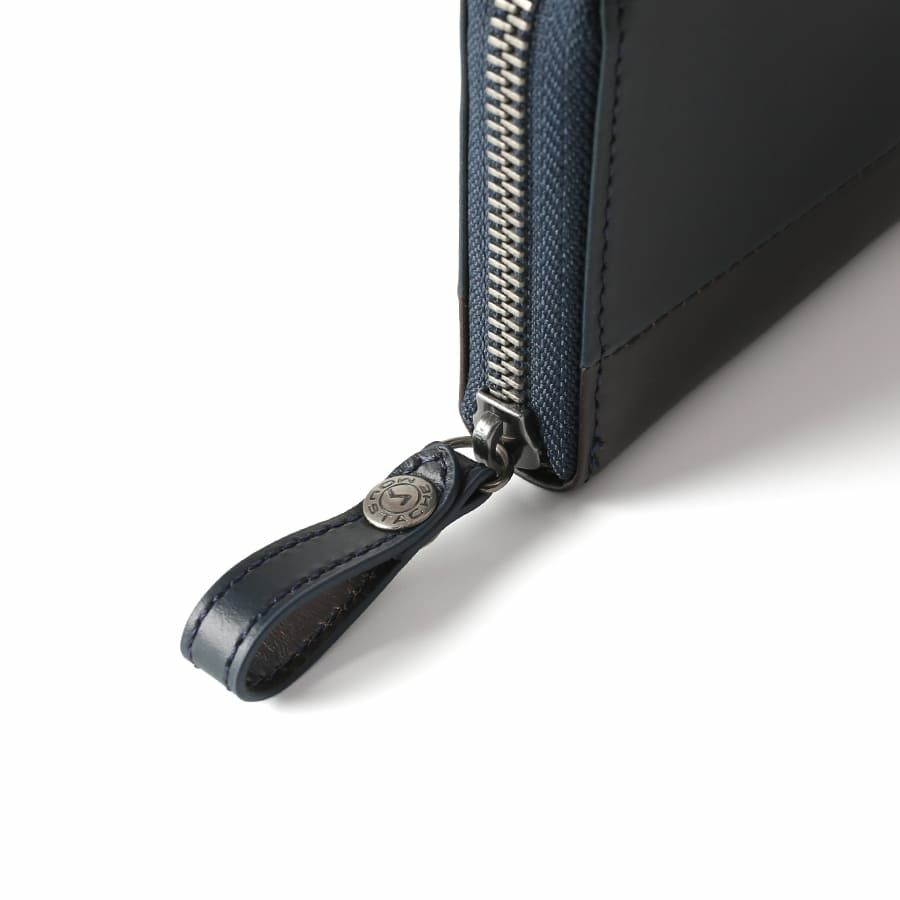 MOUSTACHE ラウンド長財布 プルアップ牛革×牛革 DDP-0425