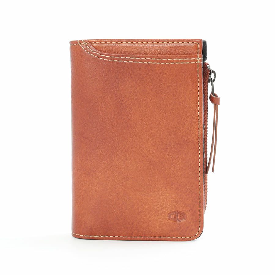  DOUBLES 深札入れ 一毛牛手塗り加工×牛革 DTS-1422