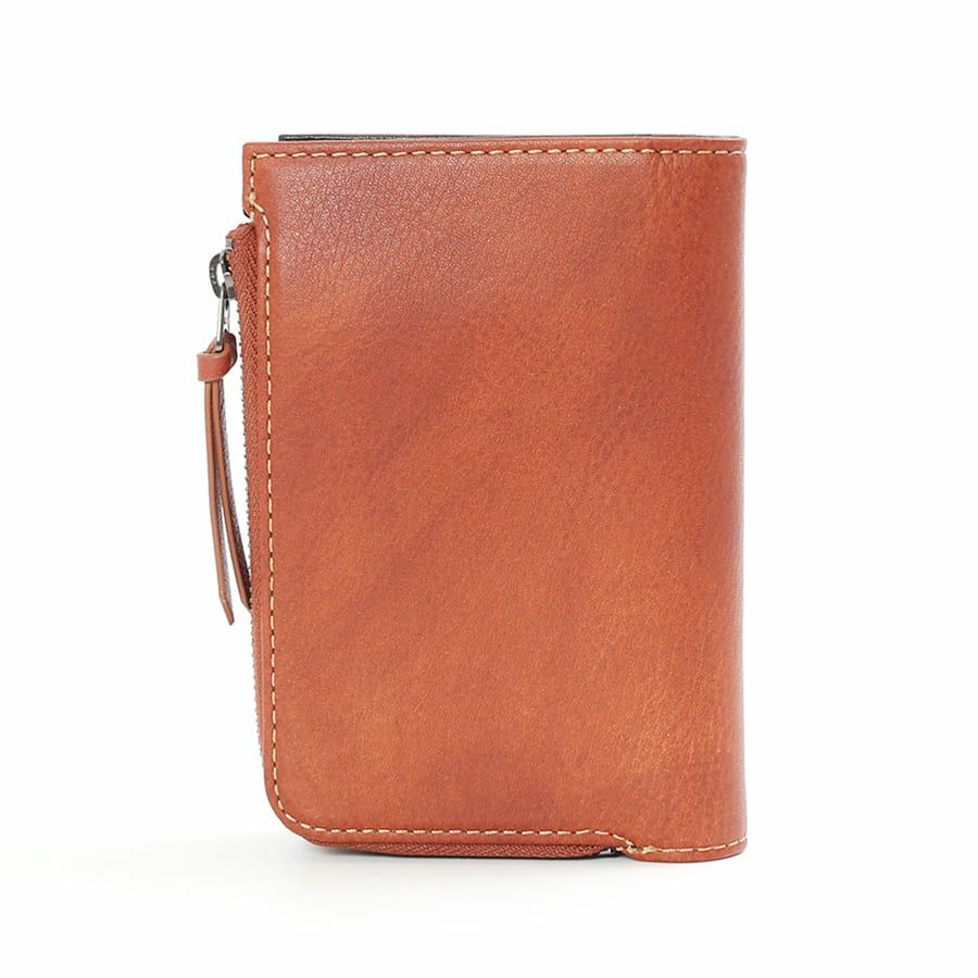  DOUBLES 深札入れ 一毛牛手塗り加工×牛革 DTS-1422