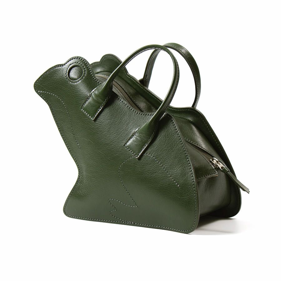 ESSENCE OF POISON カエル型ハンドバッグ 牛革 EFO-3225N