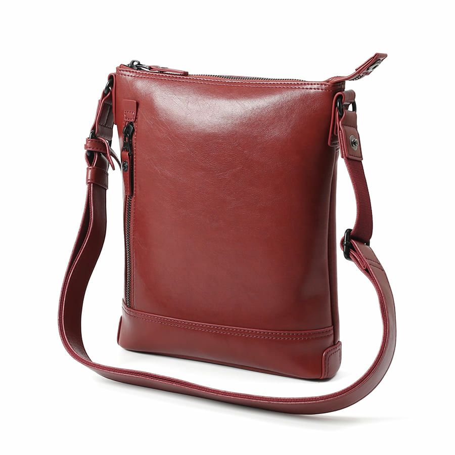 DOUBLES ショルダーバッグ ボンデッドレザーファイバ KGH-1080