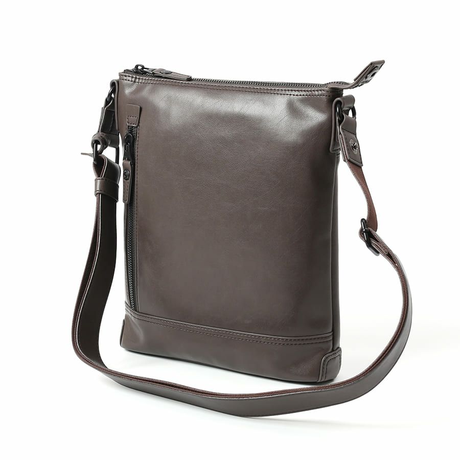 DOUBLES ショルダーバッグ ボンデッドレザーファイバ KGH-1080