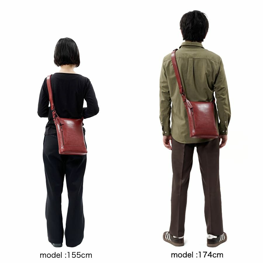 DOUBLES ショルダーバッグ ボンデッドレザーファイバ KGH-1080