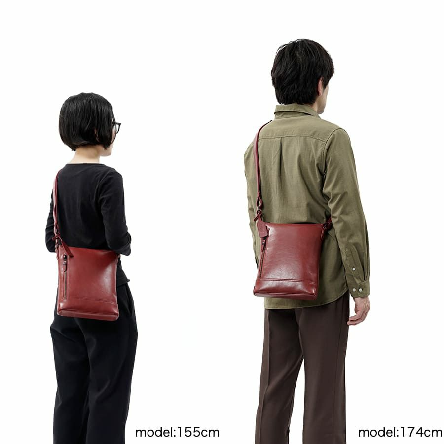 DOUBLES ショルダーバッグ ボンデッドレザーファイバ KGH-1080