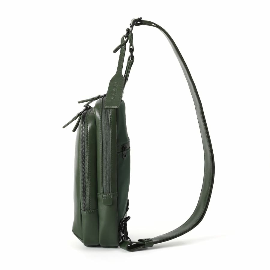 DOUBLES ボディバッグ ボンデッドレザーファイバ KGH-1081