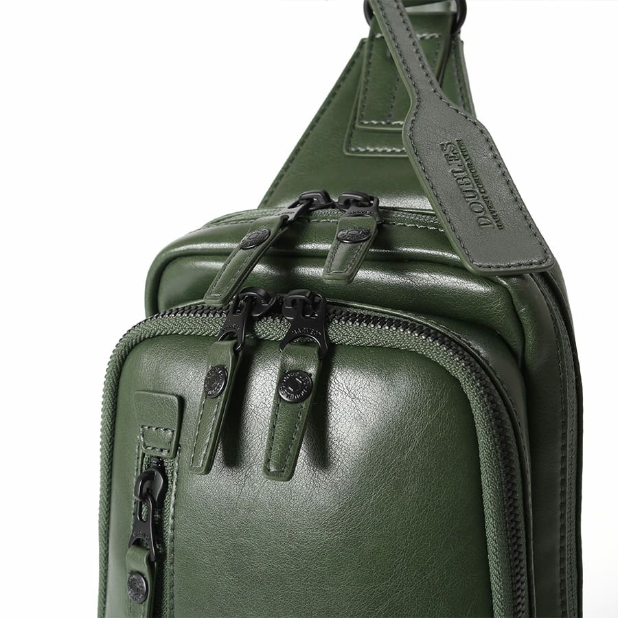 DOUBLES ボディバッグ ボンデッドレザーファイバ KGH-1081