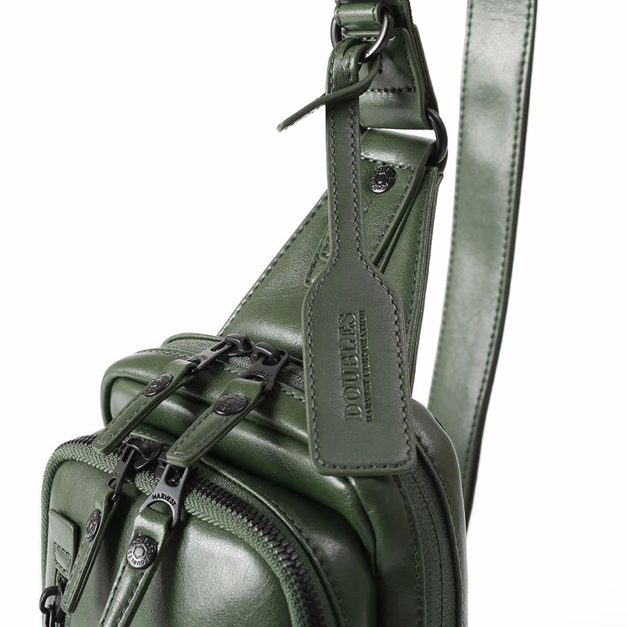 DOUBLES ボディバッグ ボンデッドレザーファイバ KGH-1081