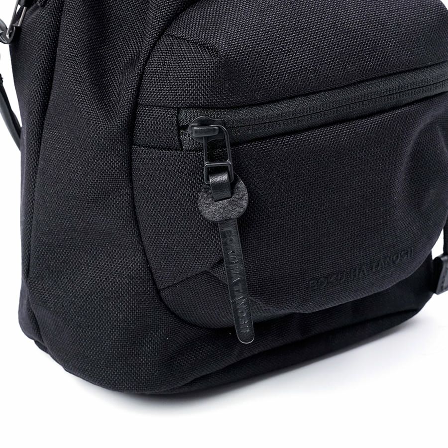 BOKU HA TANOSII 巾着2wayショルダーバッグ コーデュラナイロン×牛革 JBG-2003