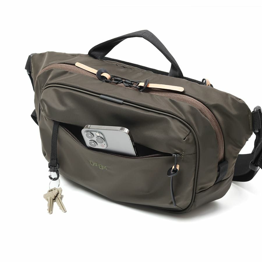 DSBK スリングバッグ、ボディバッグ 高密度ナイロンツイル(ダントツ撥水加工) JXF-3436