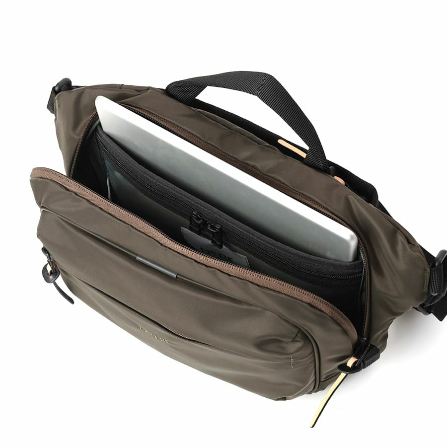 DSBK スリングバッグ、ボディバッグ 高密度ナイロンツイル(ダントツ撥水加工) JXF-3436