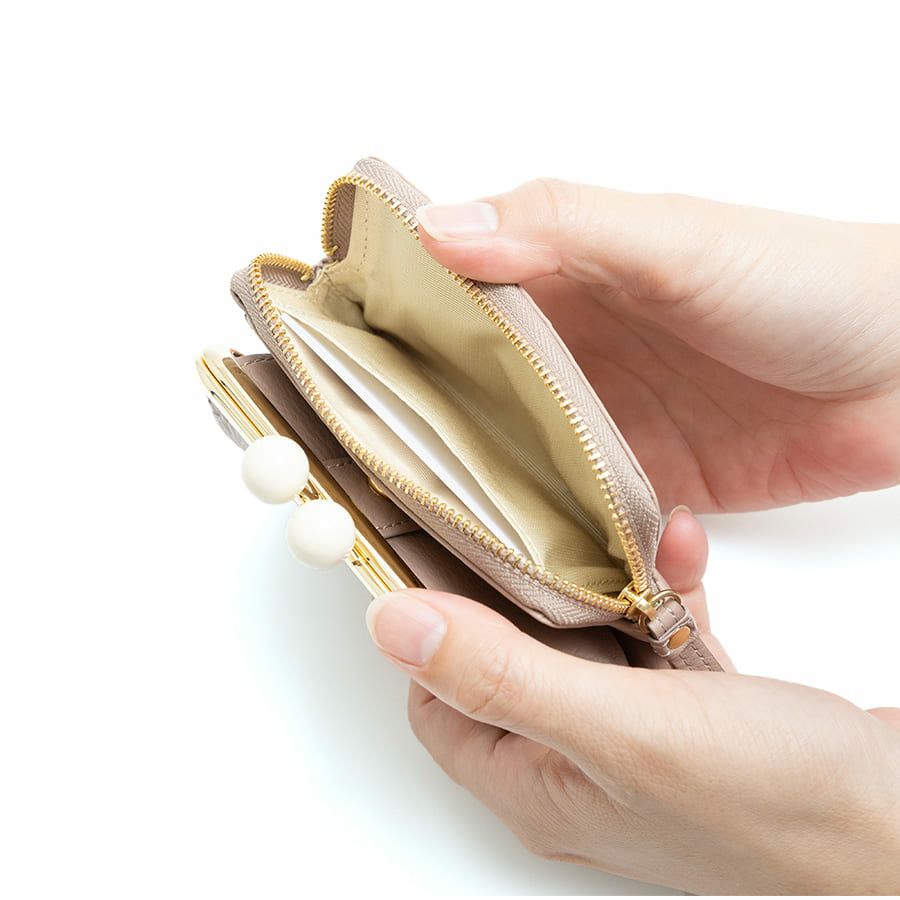 ESSENCE OF POISON 【WEB限定】【カエル】がま口二つ折り財布 牛革 DES-3502N