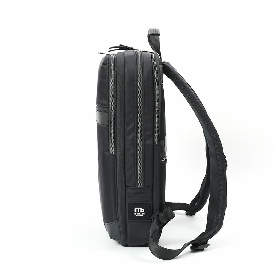 moustache on time ビジネスリュック 高密度ナイロンツイル×イタリアンヌメ牛革 BNO-2870