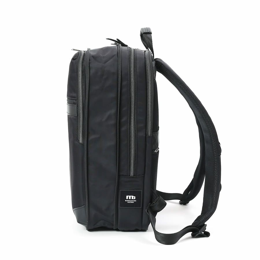 moustache on time ビジネスリュック 高密度ナイロンツイル×イタリアンヌメ牛革 BNO-2870