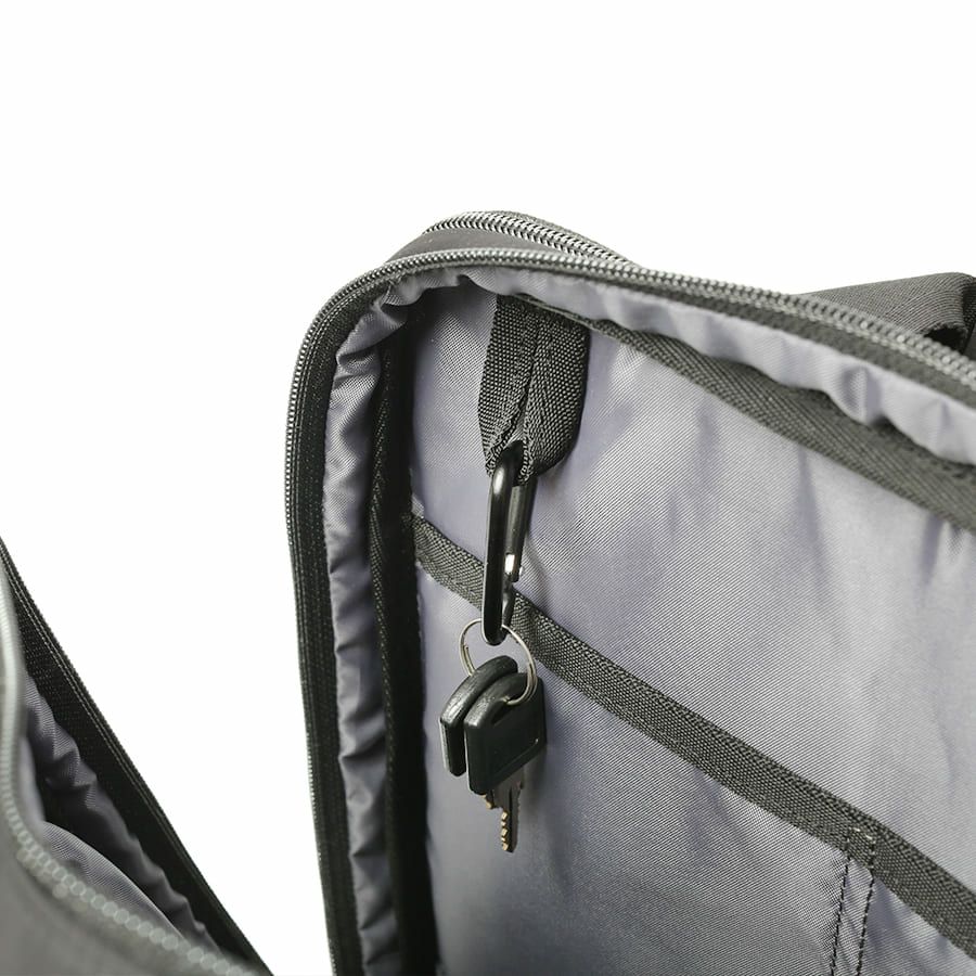 moustache on time ビジネスリュック 高密度ナイロンツイル×イタリアンヌメ牛革 BNO-2870