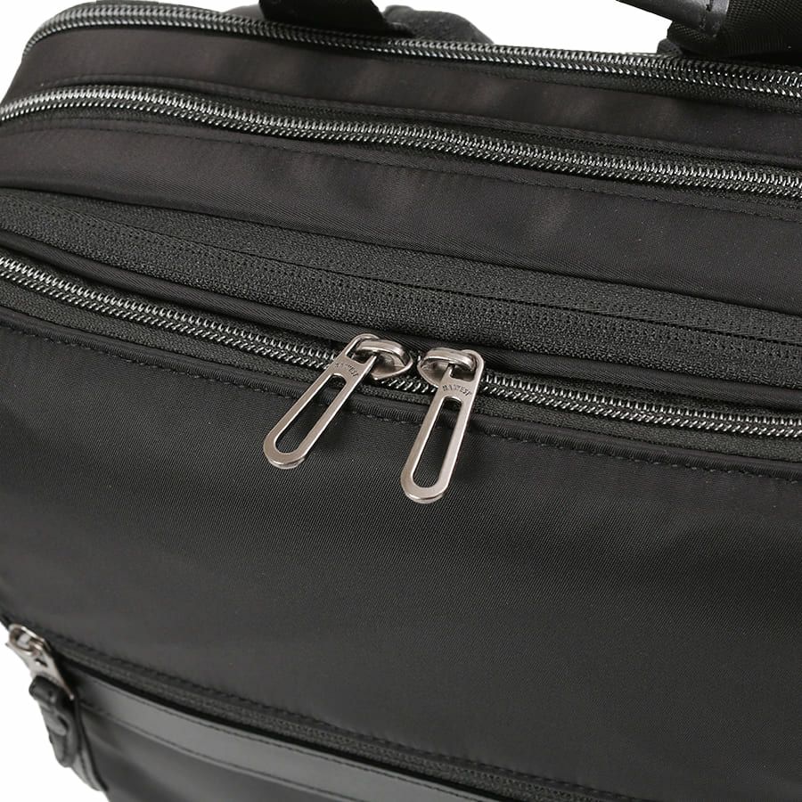 moustache on time ビジネスリュック 高密度ナイロンツイル×イタリアンヌメ牛革 BNO-2870