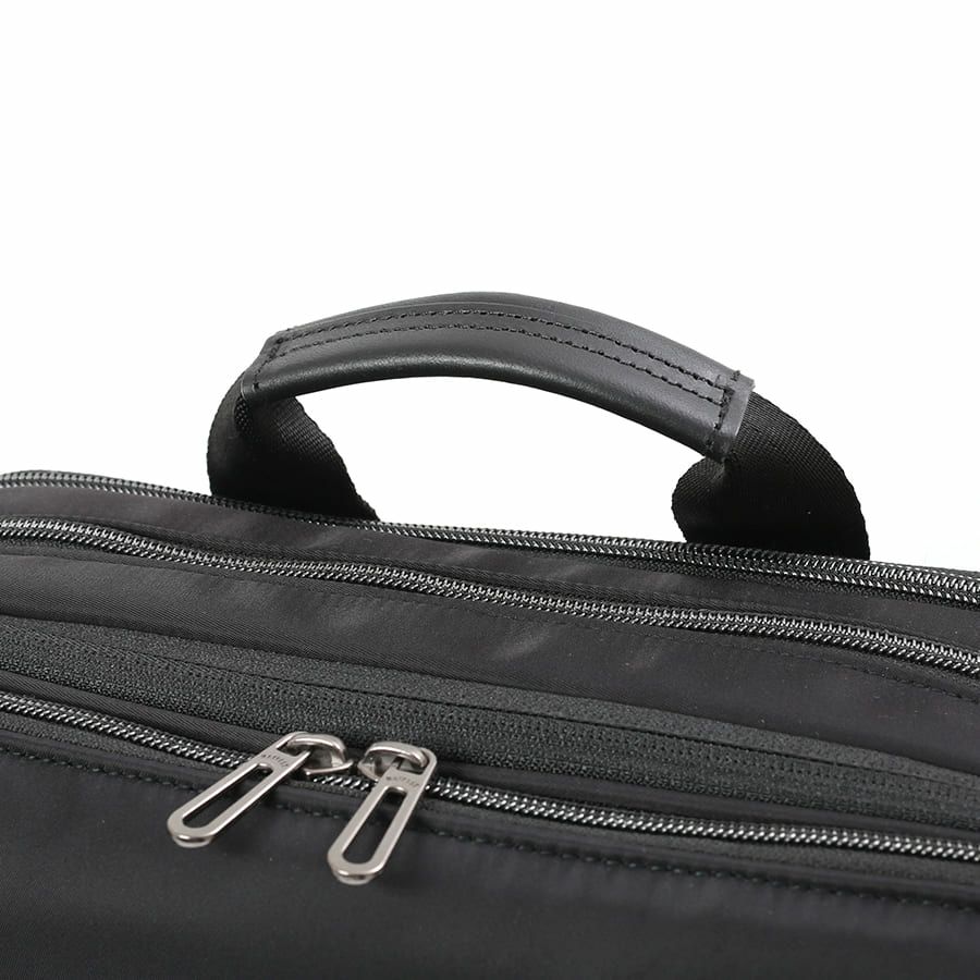 moustache on time ビジネスリュック 高密度ナイロンツイル×イタリアンヌメ牛革 BNO-2870