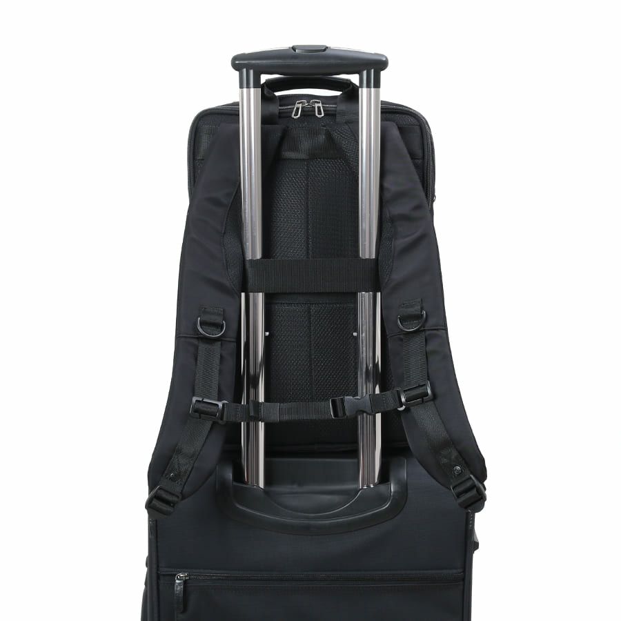 moustache on time ビジネスリュック 高密度ナイロンツイル×イタリアンヌメ牛革 BNO-2870