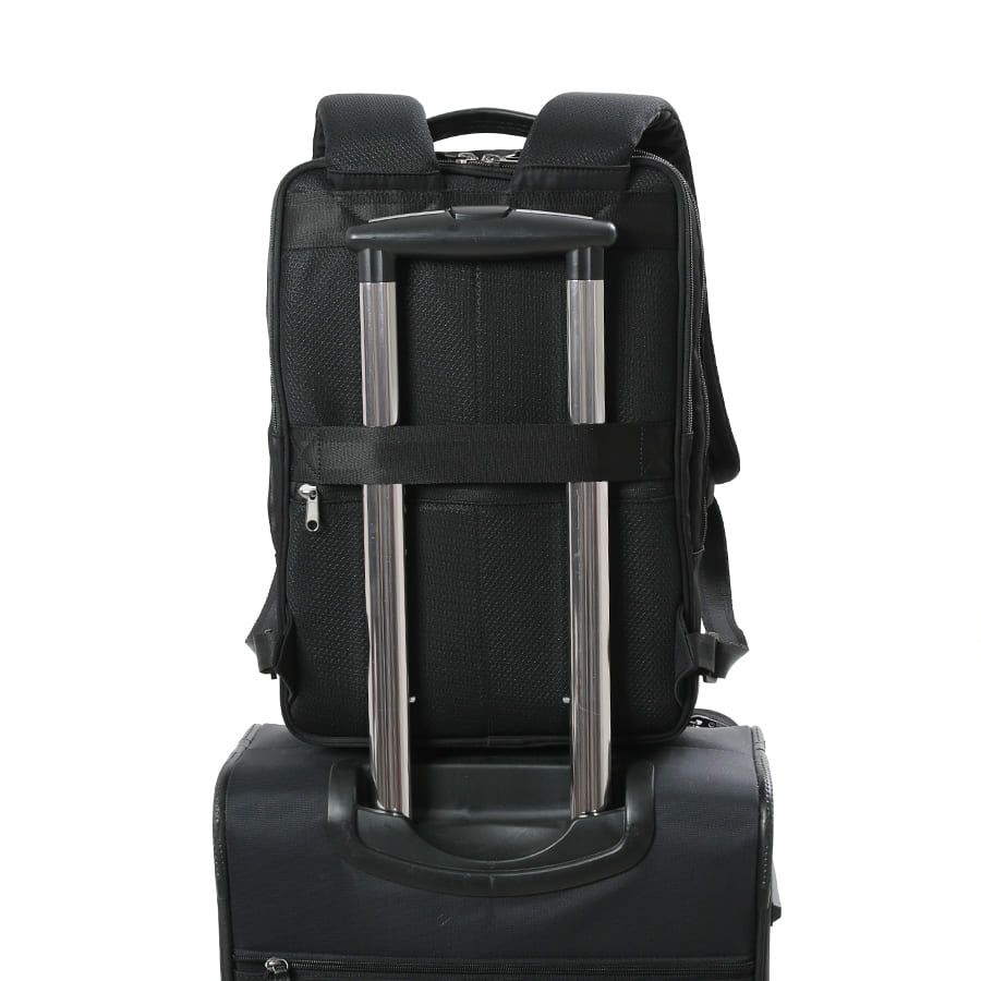 moustache on time ビジネスリュック 高密度ナイロンツイル×イタリアンヌメ牛革 BNO-2870