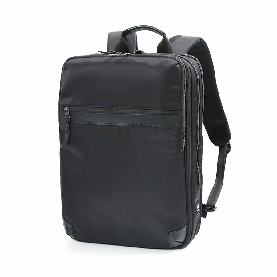 moustache on time ビジネスリュック 高密度ナイロンツイル×イタリアンヌメ牛革 BNO-2871