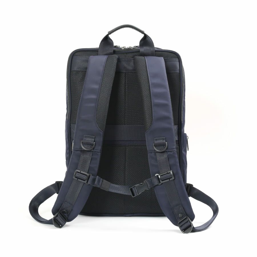 moustache on time ビジネスリュック 高密度ナイロンツイル×イタリアンヌメ牛革 BNO-2871