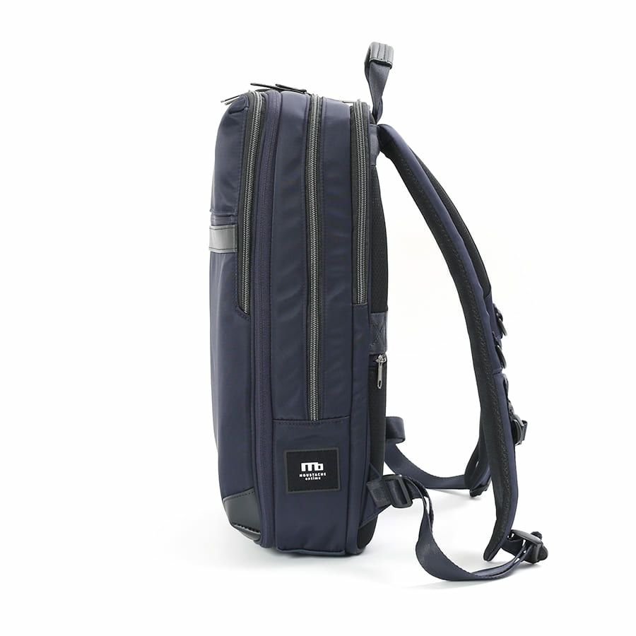 moustache on time ビジネスリュック 高密度ナイロンツイル×イタリアンヌメ牛革 BNO-2871