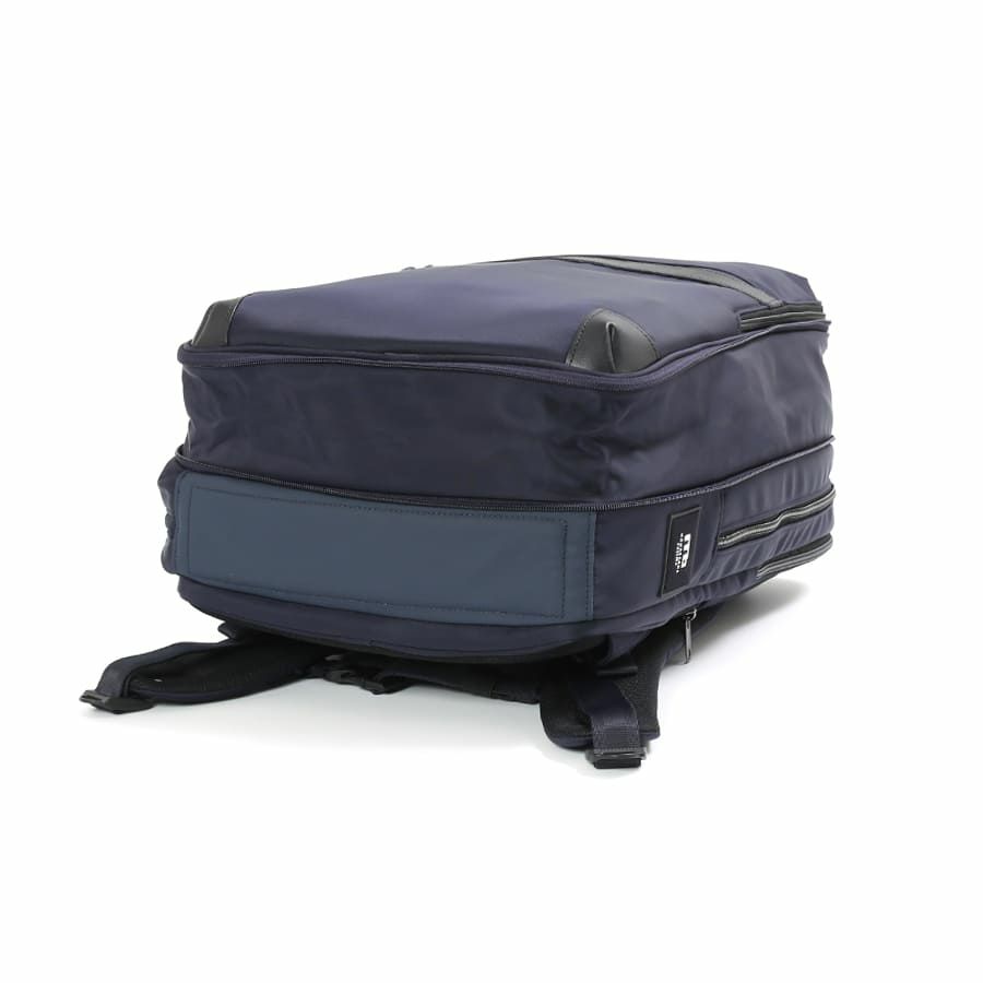 moustache on time ビジネスリュック 高密度ナイロンツイル×イタリアンヌメ牛革 BNO-2871