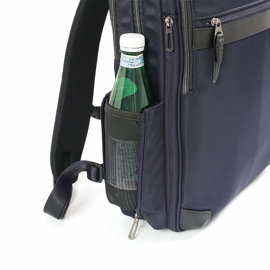 moustache on time ビジネスリュック 高密度ナイロンツイル×イタリアンヌメ牛革 BNO-2871